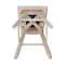 International Concepts Ava Bar Height Stool, with Swivel 30" Seat Height, Unfinished S-133SW - alternate 7